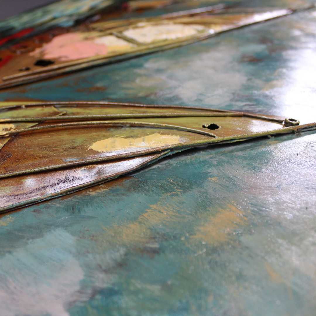 3D Schilderij Metaal - Zeil boten – 60x150cm