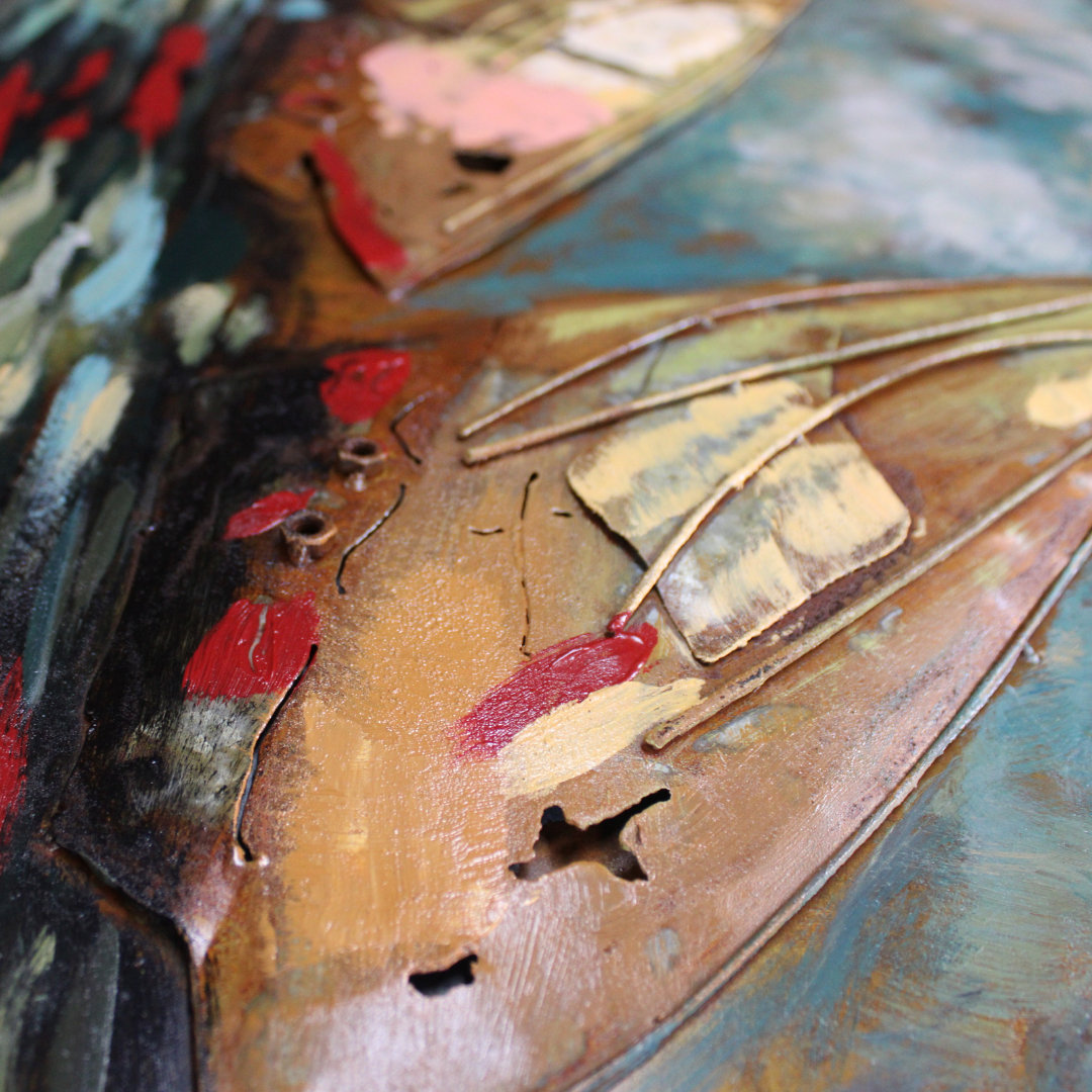 3D Schilderij Metaal - Zeil boten – 60x150cm