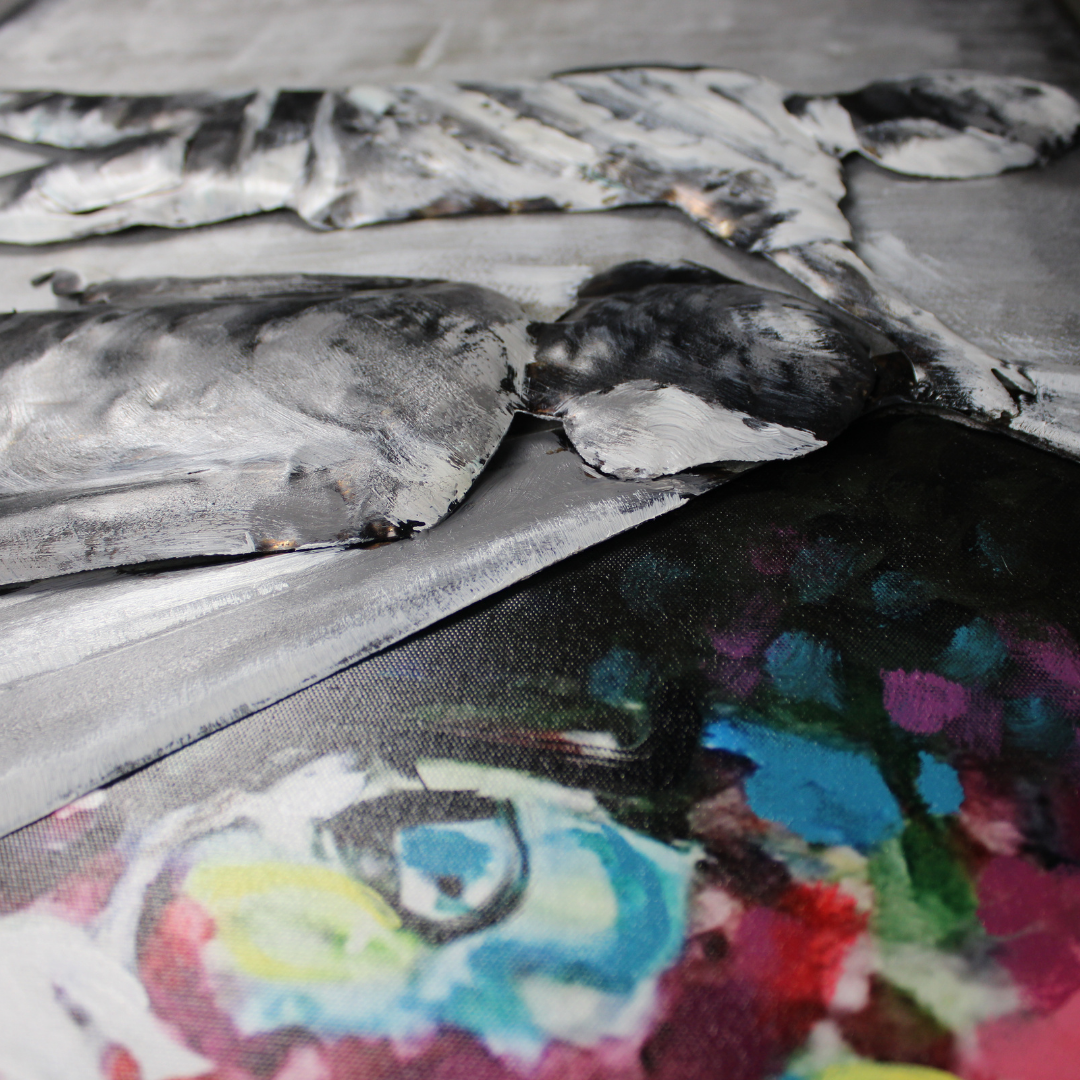 3D Schilderij Metaal - Street art – 60x150cm