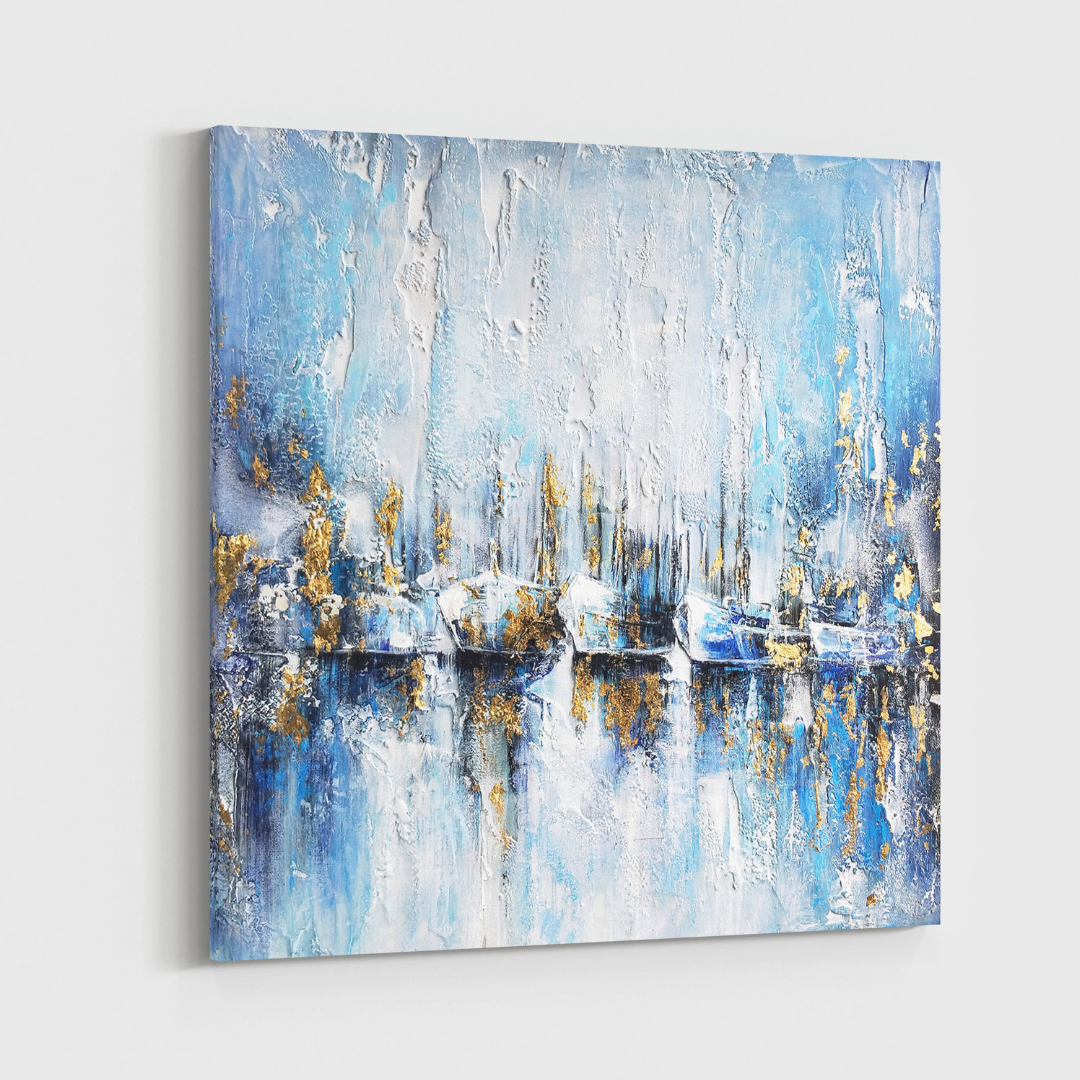 Blue canvas