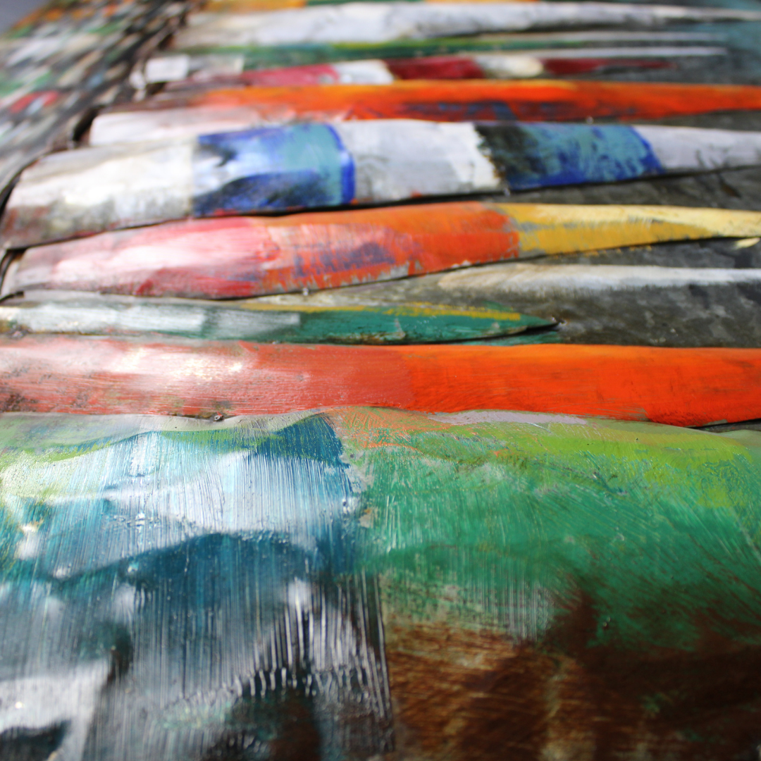 3D Schilderij Metaal - De zeil bootjes – 120x80cm