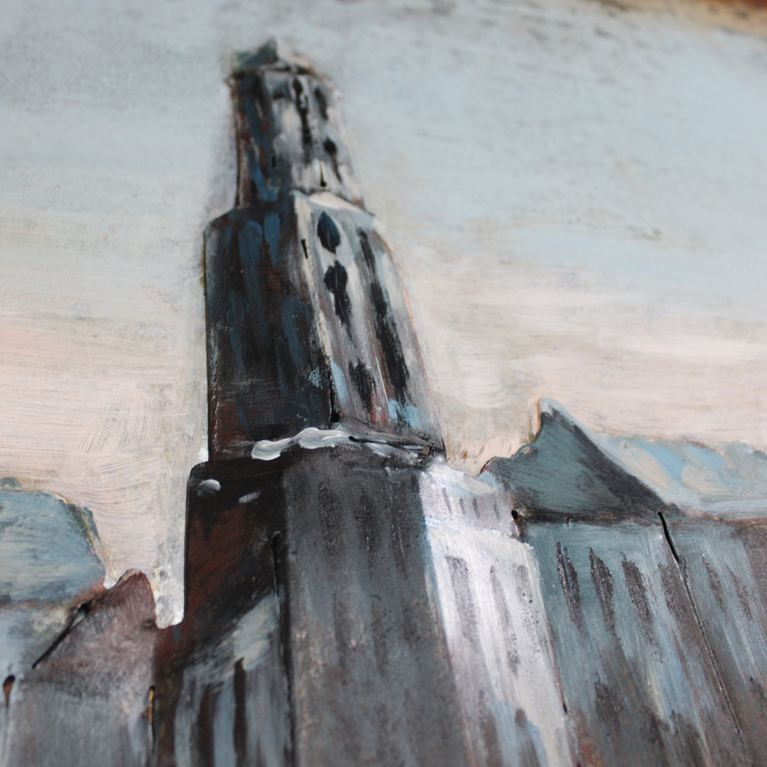 3D Schilderij Metaal - Utrecht – 120x80cm