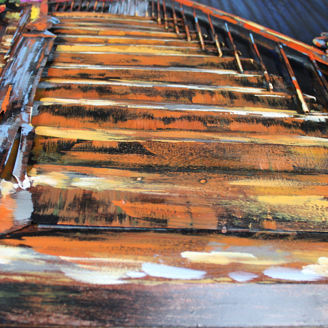 3D Schilderij Metaal - Stairs – 120x80cm