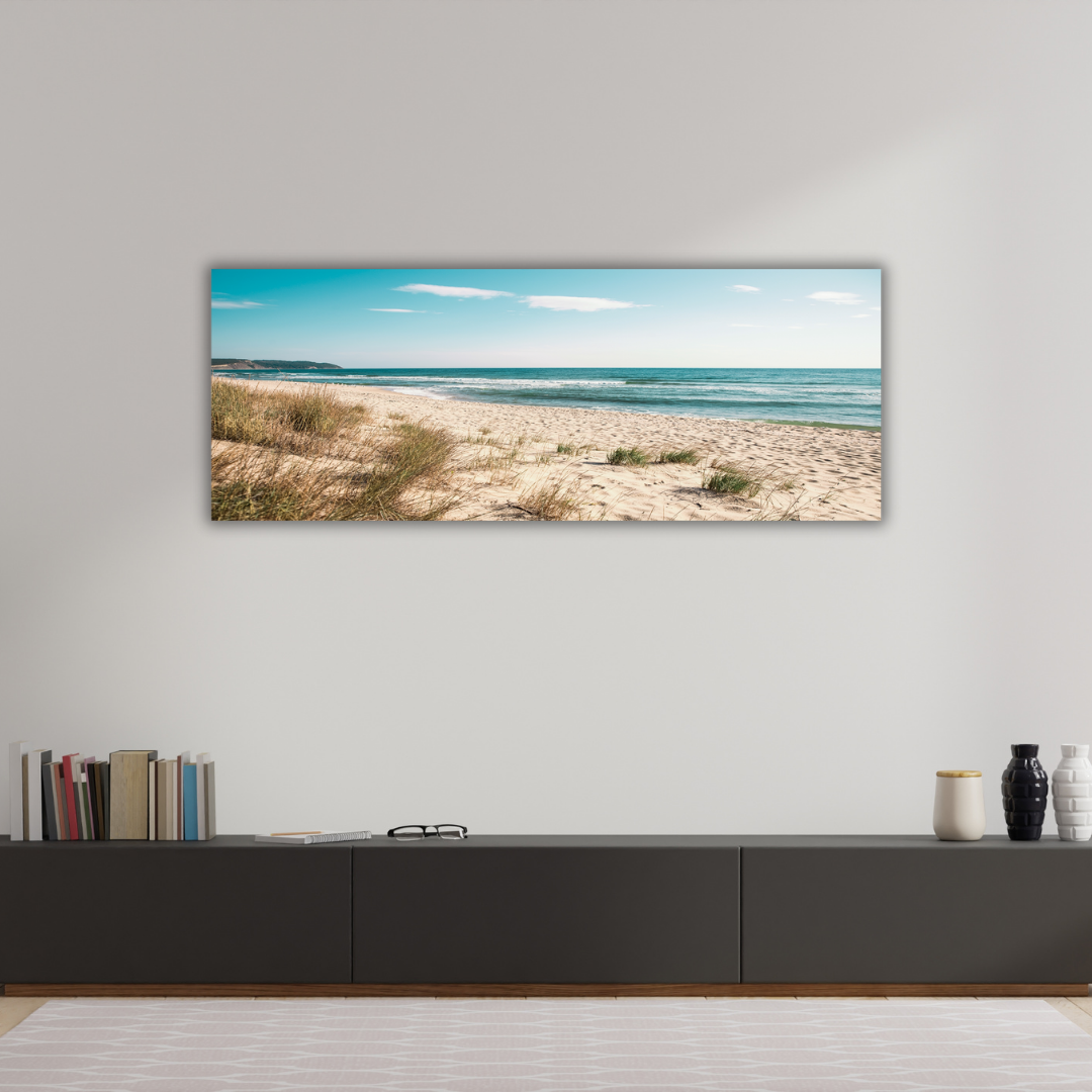 Glasschilderij - Zoutelande - 60x160cm