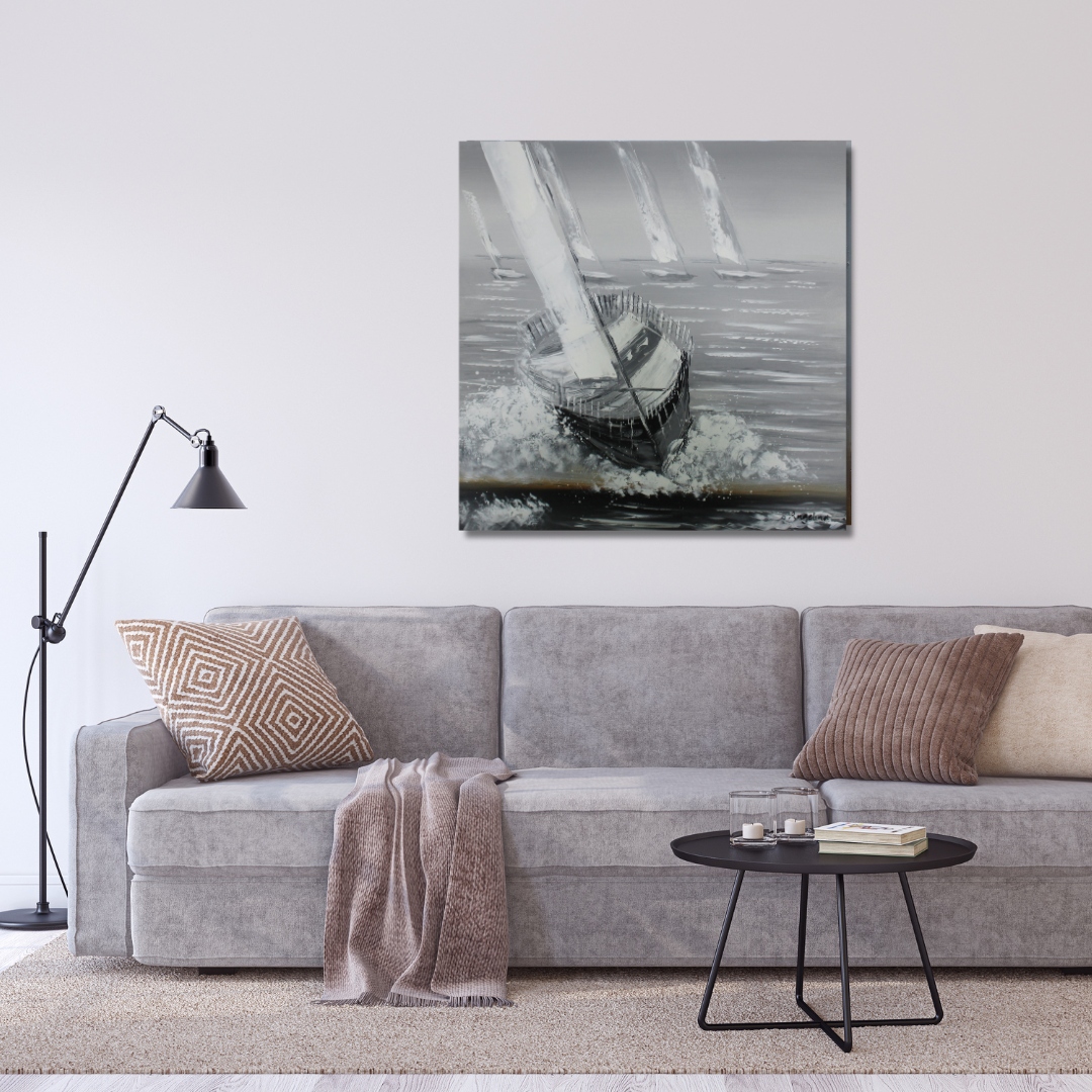 Stormy sea