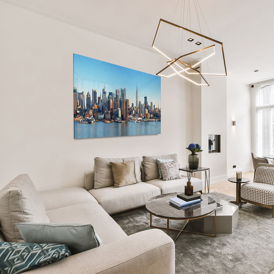 Glasschilderij - New York Skyline - 120x80cm