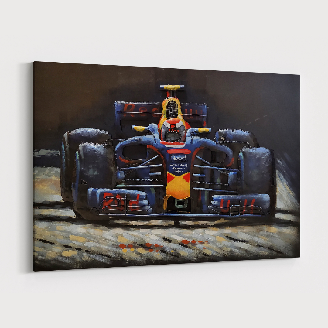 3D Schilderij Metaal – Max verstappen – 80x120cm