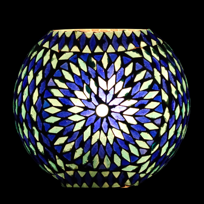 Tafellamp Ovaal Blauw