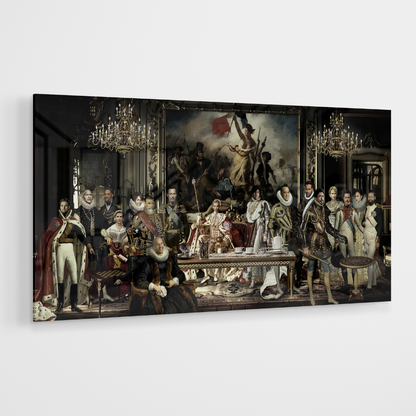 Strass Glasschilderij - Hollywood At Golden Age - 80x160cm