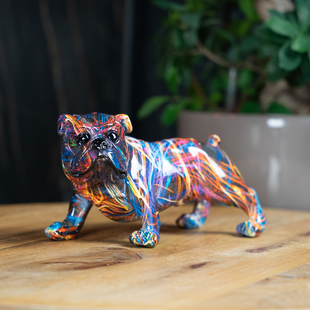 Engelse bulldog - Polystone beeldje
