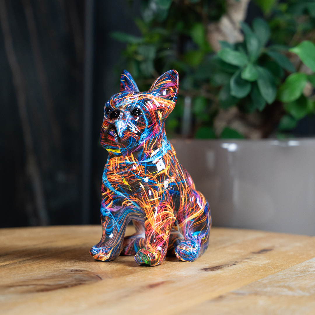 Franse bulldog - Polystone beeldje