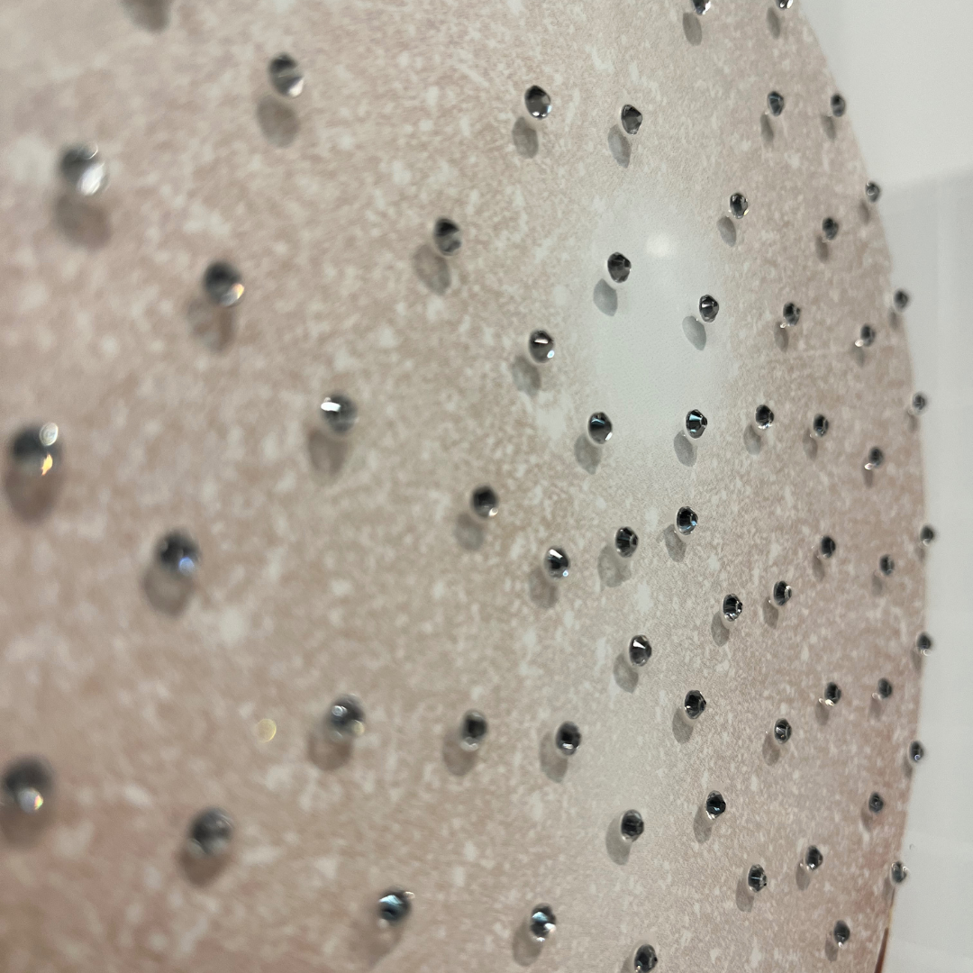 Strass Glasschilderij - Louis Vuitton Balloons - 60x80cm