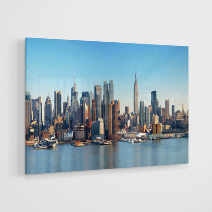 Glasschilderij - New York Skyline - 120x80cm