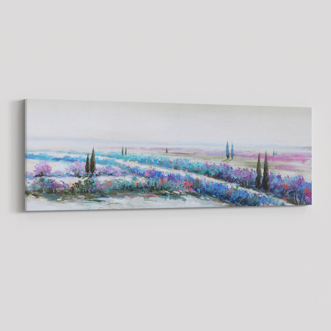 Purple blue landscape