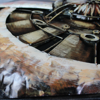 3D Schilderij Metaal - Propellor – 70x140cm