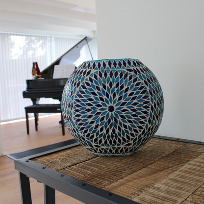 Tafellamp Ovaal Blauw
