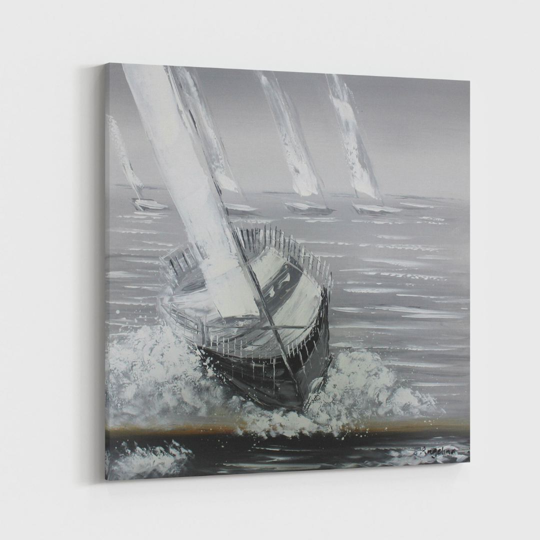 Stormy sea