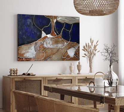 3D Schilderij Metaal - Abstract – 120x80cm