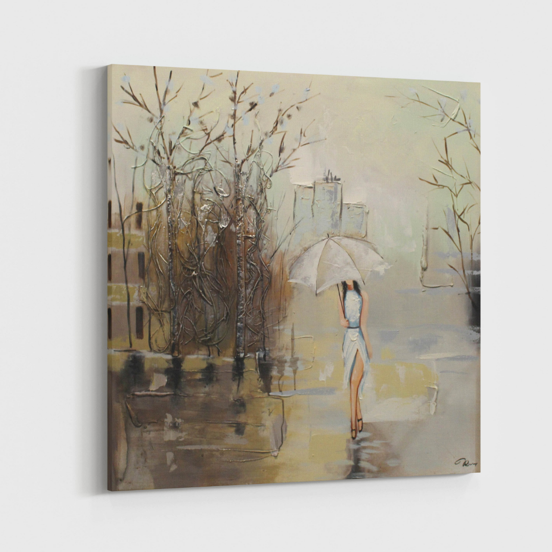 Lady in the rain