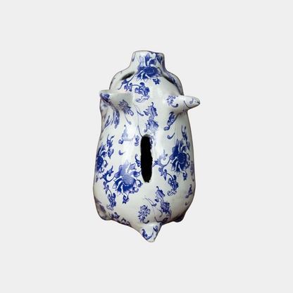 Spaarvarken - Delfts blauw - Polystone beeldje
