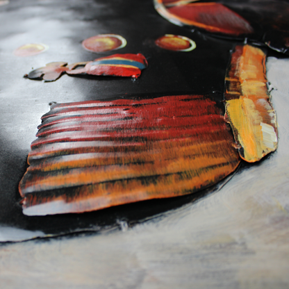 3D Schilderij Metaal - Sir bulldog - 80x80cm