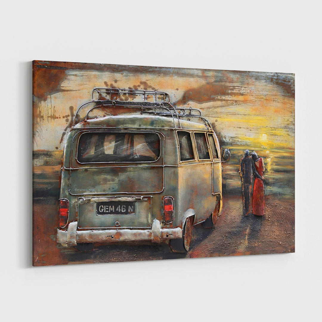 3D Schilderij Metaal - Classic – 120x80cm