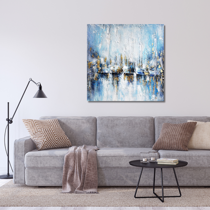 Blue canvas