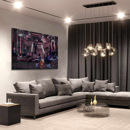 Glasschilderij - Celebrities - 120x80cm/150x100cm