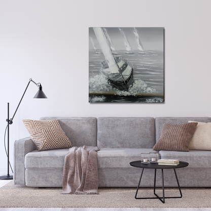 Stormy sea