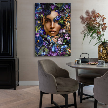 Glasschilderij - Tropical - 80x120cm