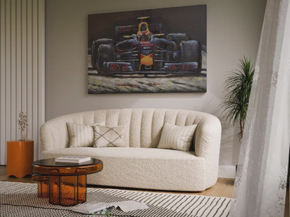 3D Schilderij Metaal – Max verstappen – 80x120cm